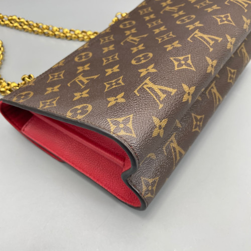 Louis Vuitton Victoire Monogram Red Brown