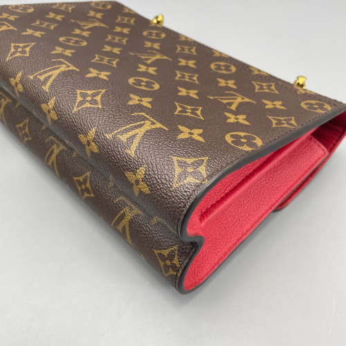 Louis Vuitton Victoire Monogram Red Brown