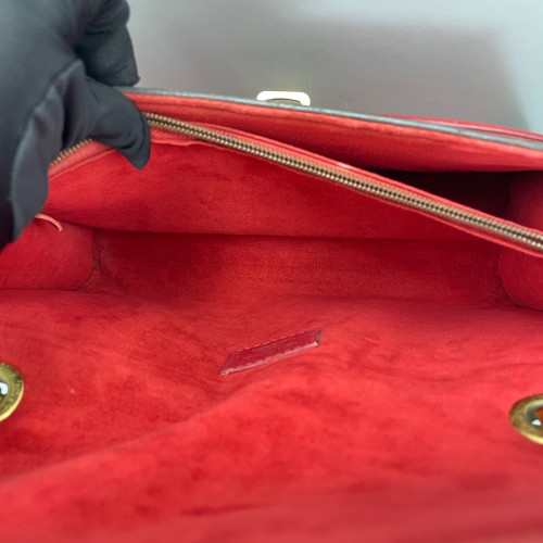 Louis Vuitton Victoire Monogram Red Brown