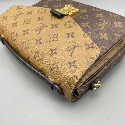 Louis Vuitton Pochette Metis Reverse Monogram Brown Louis Vuitton Pochette Metis Reverse Monogram Brown
