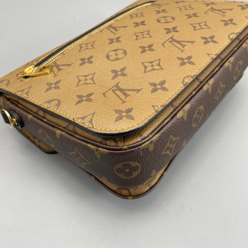 Louis Vuitton Pochette Metis Reverse Monogram Brown Louis Vuitton Pochette Metis Reverse Monogram Brown