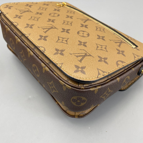 Louis Vuitton Pochette Metis Reverse Monogram Brown Louis Vuitton Pochette Metis Reverse Monogram Brown
