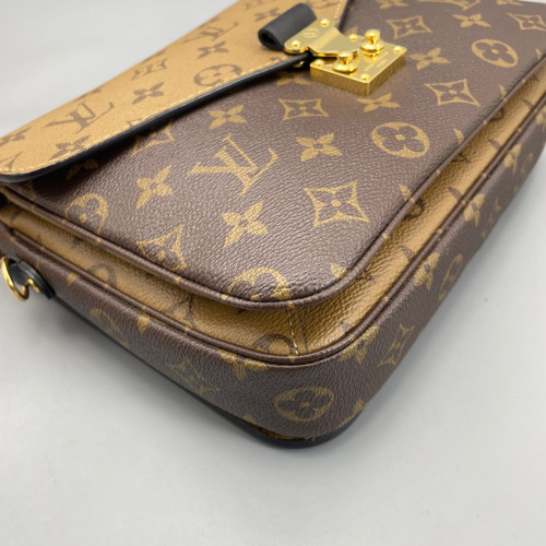 Louis Vuitton Pochette Metis Reverse Monogram Brown Louis Vuitton Pochette Metis Reverse Monogram Brown
