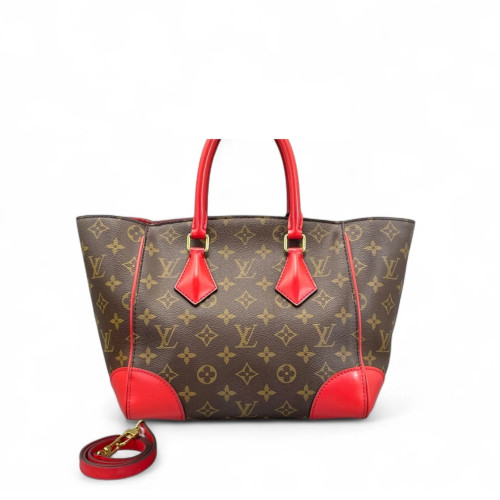 Louis Vuitton Phenix Pm Monogram Brown Red