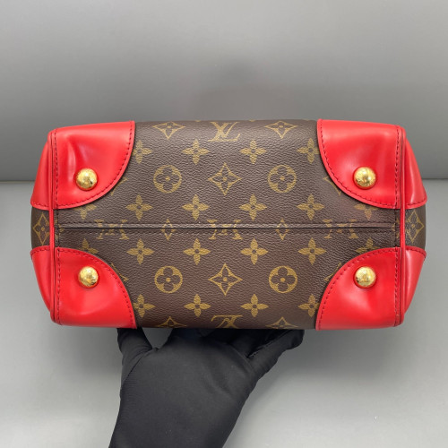 Louis Vuitton Phenix Pm Monogram Brown Red