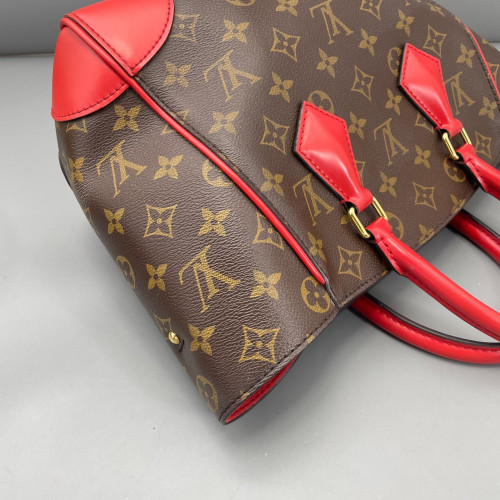 Louis Vuitton Phenix Pm Monogram Brown Red