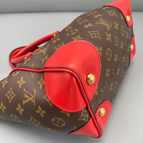 Louis Vuitton Phenix Pm Monogram Brown Red