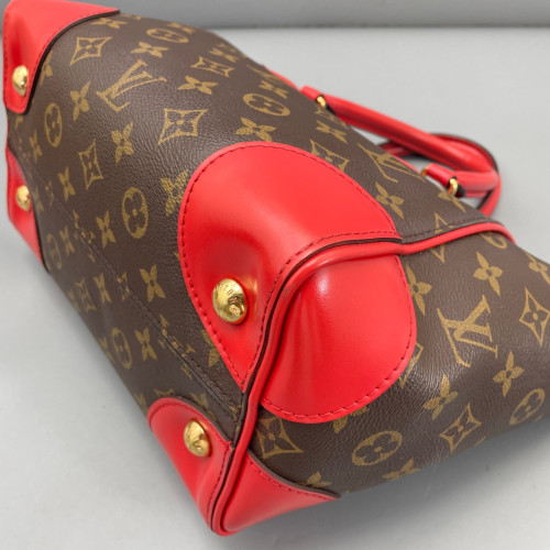 Louis Vuitton Phenix Pm Monogram Brown Red