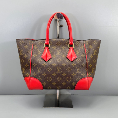 Louis Vuitton Phenix Pm Monogram Brown Red