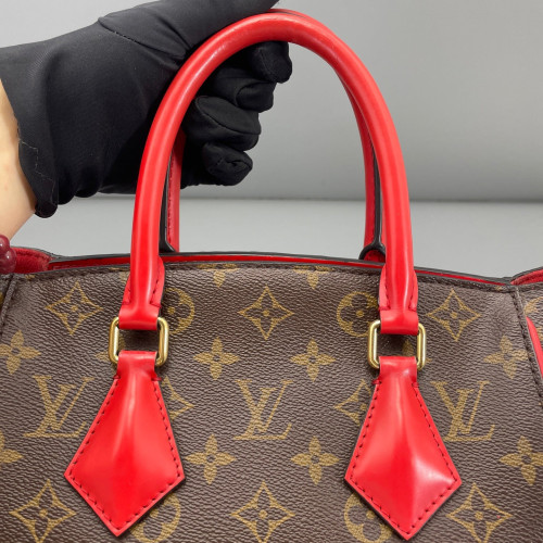 Louis Vuitton Phenix Pm Monogram Brown Red