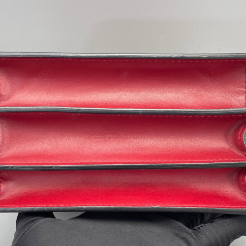 Bvlgari Small Serpenti Forever Top Handle Bag Smooth Calfskin Red