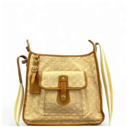 Louis Vuitton Crossbody Bag Denim Monogram Yellow