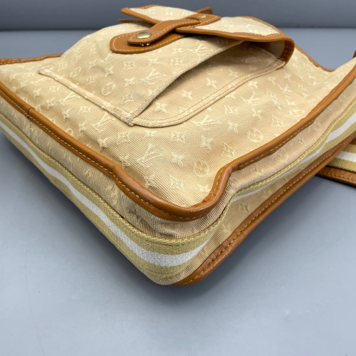 Louis Vuitton Crossbody Bag Denim Monogram Yellow