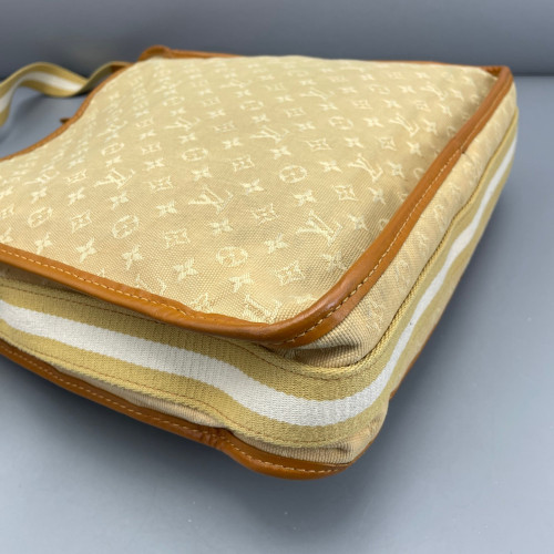 Louis Vuitton Crossbody Bag Denim Monogram Yellow