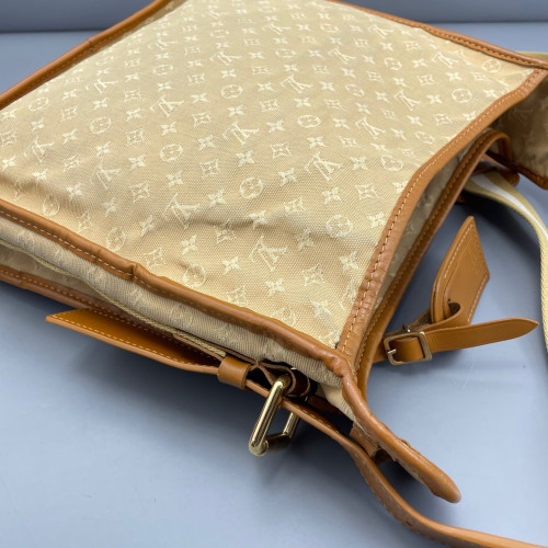 Louis Vuitton Crossbody Bag Denim Monogram Yellow
