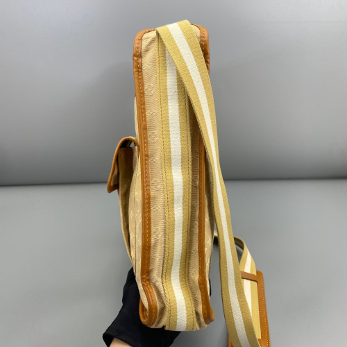 Louis Vuitton Crossbody Bag Denim Monogram Yellow