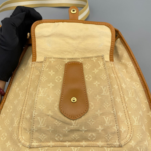 Louis Vuitton Crossbody Bag Denim Monogram Yellow