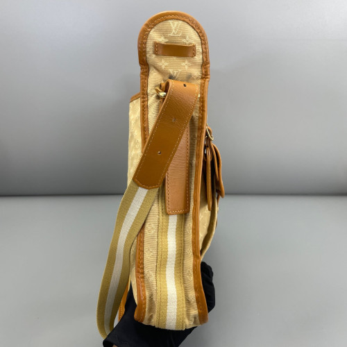 Louis Vuitton Crossbody Bag Denim Monogram Yellow