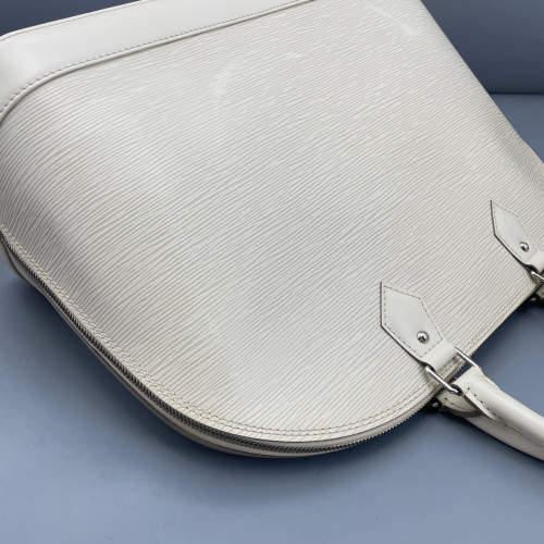 Louis Vuitton Alma GM Epi White
