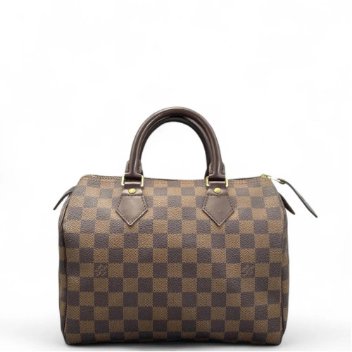 Louis Vuitton Speedy 25 Damier Damier Ebene Brown
