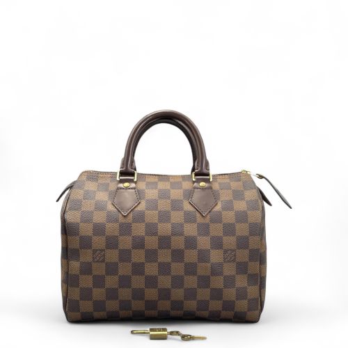 Louis Vuitton Speedy 25 Damier Damier Ebene Brown