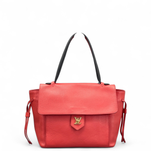 Louis Vuitton Lockme Handbag MM Calfskin Red Louis Vuitton Lockme Handbag MM Calfskin Red