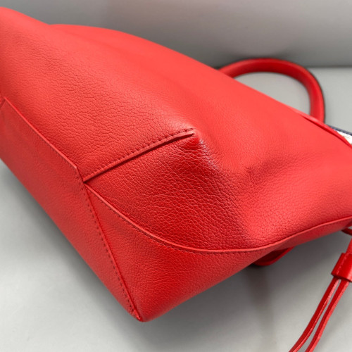 Louis Vuitton Lockme Handbag MM Calfskin Red