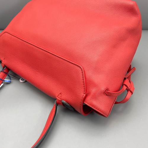 Louis Vuitton Lockme Handbag MM Calfskin Red