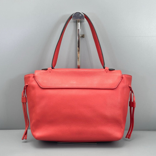 Louis Vuitton Lockme Handbag MM Calfskin Red