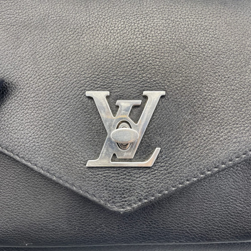Louis Vuitton Mylockme Chain Bag BB Calfskin Black Louis Vuitton Mylockme Chain Bag BB Calfskin Black