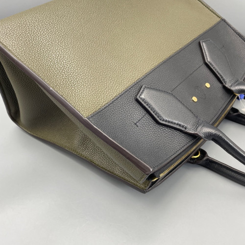 Louis Vuitton City Steamer MM Calfskin Black Green