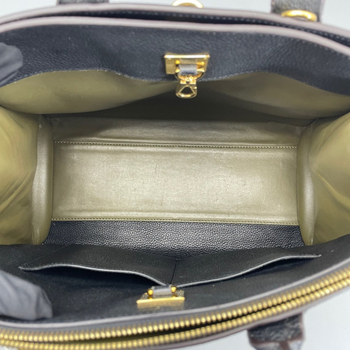 Louis Vuitton City Steamer MM Calfskin Black Green