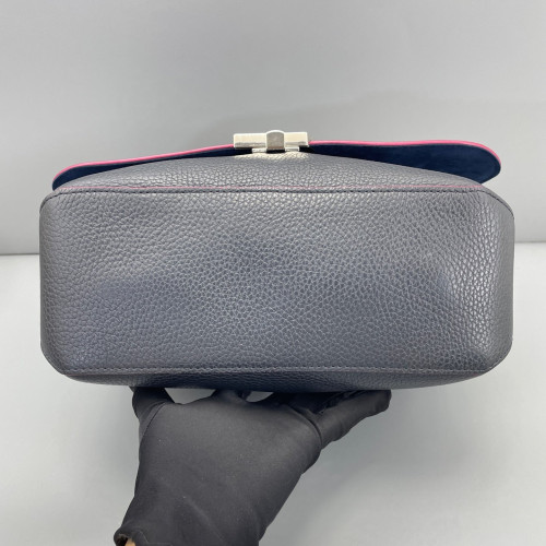 Louis Vuitton Volta Two-Way Bag Calfskin Blue