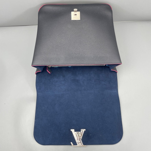 Louis Vuitton Volta Two-Way Bag Calfskin Blue