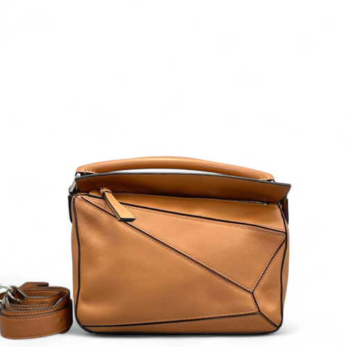Loewe Small Puzzle Calfskin Tan Loewe Small Puzzle Calfskin Tan