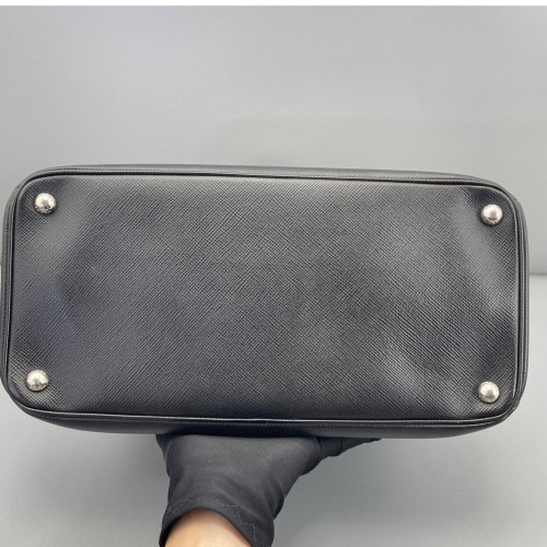 Prada Two-Way Bag Saffiano Calfskin Black