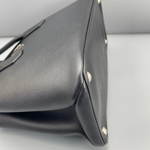 Prada Two-Way Bag Saffiano Calfskin Black