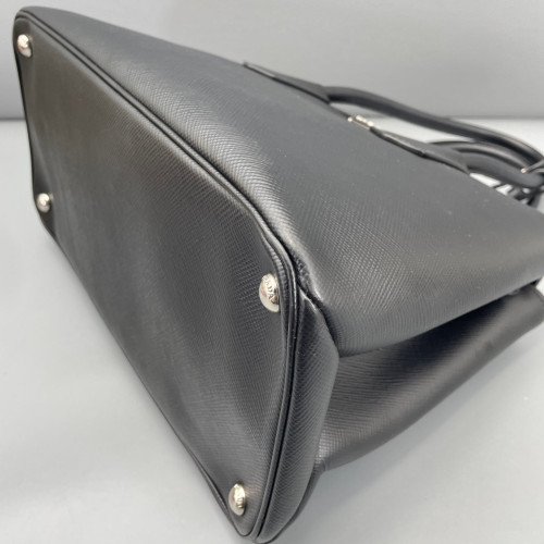 Prada Two-Way Bag Saffiano Calfskin Black