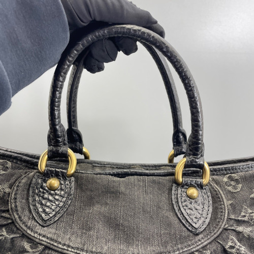 Louis Vuitton Two-Way Bag Canvas Black