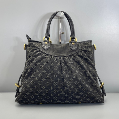 Louis Vuitton Two-Way Bag Canvas Black