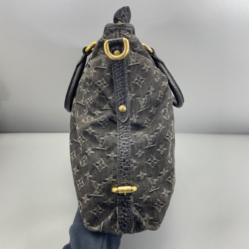 Louis Vuitton Two-Way Bag Canvas Black