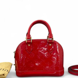 Louis Vuitton Alma BB Vernis Red