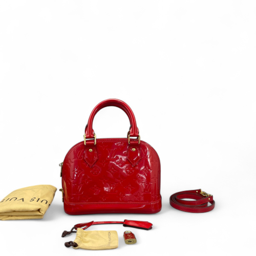 Louis Vuitton Alma BB Vernis Red Louis Vuitton Alma BB Vernis Red