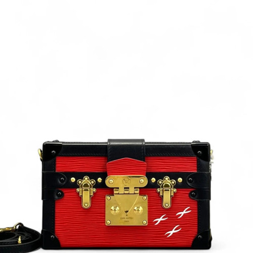 Louis Vuitton Petite Malle Epi Red Black
