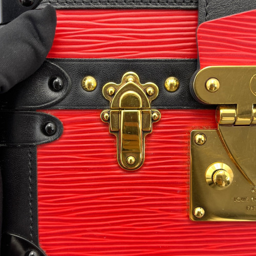 Louis Vuitton Petite Malle Epi Red Black