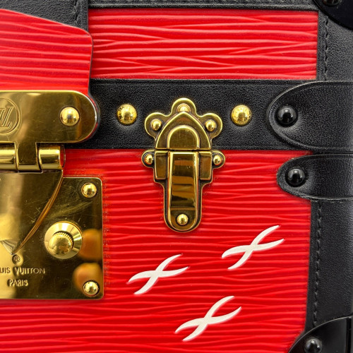 Louis Vuitton Petite Malle Epi Red Black