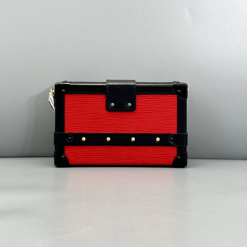 Louis Vuitton Petite Malle Epi Red Black
