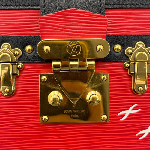 Louis Vuitton Petite Malle Epi Red Black