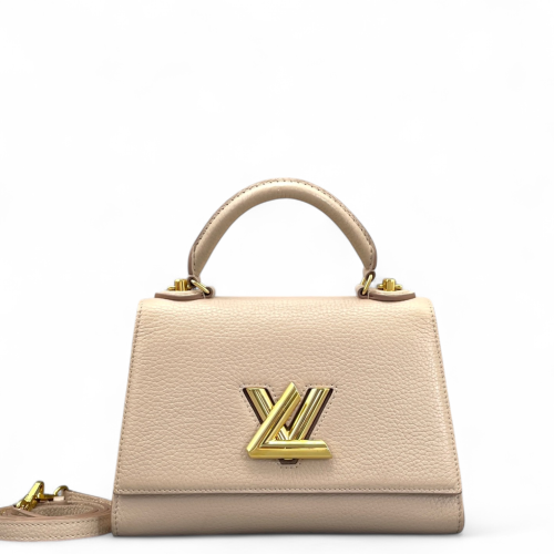 Louis Vuitton Twist One Handle PM Calfskin Light Tan