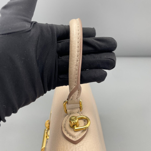 Louis Vuitton Twist One Handle PM Calfskin Light Tan